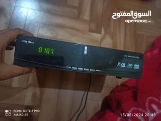  1 يدعم كروت STAR TRACK _ SRT 3000 HD SUPER الريموت مش موجود