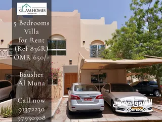  1 5 Bedrooms Villa for Rent in Bausher Al Muna REF:836R