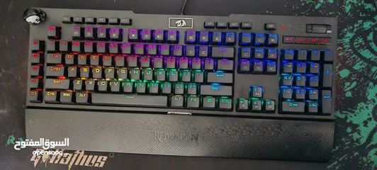  1 كيبورد redragon بحالة ممتازة