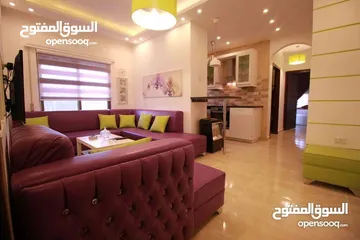  16 شقة مفروشة للايجار في الجبيهة غرفتين نوم بالقرب قصر الاميرة بسمة