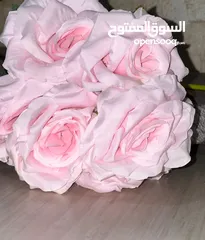  3 كل مايلزم مسكات العرائس وباقات الورد الصناعي