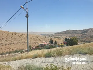  9 خمس دونمات في بيرين على شارعين بسعر مغري لفيلا او مزرعة
