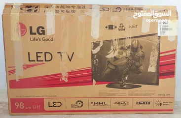  7 LG 39" SMART TV & Stand using Amazon Fire TV Stick. Original packaging and owners manual available.