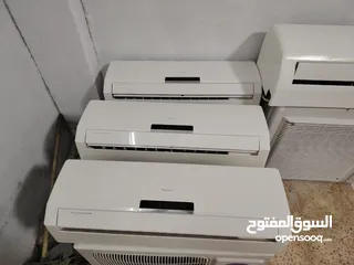  21 مكيفات مستعمله بحاله ممتازه