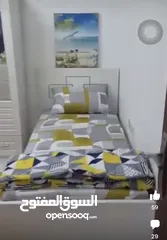 2 سرير في غرفة فندقية