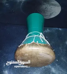  1 طبله فخار الون اخضر