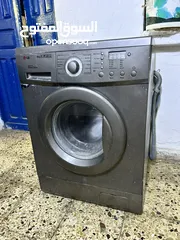  1 غسالة LG مستعمله سنتين للبيع 10 كيلو