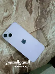  1 ايفون 14 بلس  لون بيربيل شبه الجديد