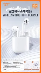  7 سماعه اذن اصلي وايرلس تعمل 5 ساعات عمل متواصلة Wireless VFan T02 Earphone