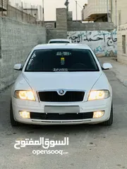  3 سكودا نيو 2006 دهان جديد  فحص ممتاز وتخلو من القص والضربات هيئه جديد فرش جلد  شاشه اندرو