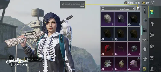  18 حساب ببجي للبيع بي 100 شيكل (059290586)
