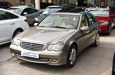  25 مرسيدس سي كلاس 200 بحالة الشركة Mercedes C200 Kompressor 2005