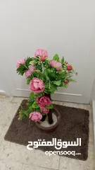  2 نباتات زينة صناعية داخلية وخارجية لساتها جديدة