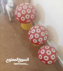  3 فطر حدائق مضيء للبيع