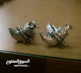  3 كبك رجالي زي عربي ، قميص ، فضة