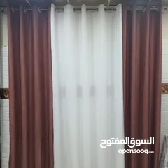  27 ستائر رنجات لنين وجوانب مخمل مع الجسر