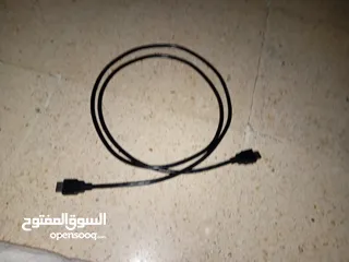  1 كيبل HDMI 2.1 من شاشة sades  استعمال مرة واحدة فقط والكيبل وكالة وشغال 100 بالمية