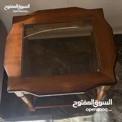  5 طقم طاولة وسط لغرفة جلوس مع طربيزات جانبية