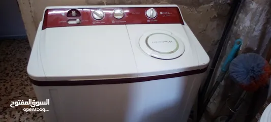 1 غسالة نوع جنيرال ديلوكس شغاله كامل 7كيلو وكاله