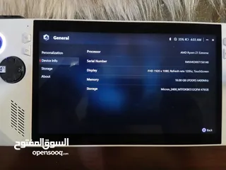  9 ASUS ROG Ally (Q2 2023) RC71L AMD Ryzen Z1 Extreme 8-Cores AMD Radeon 780M 512 جيجا حالة الجديد