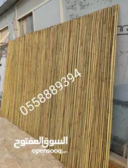  9 BAMBOO FENCE, POLES FOR SALE