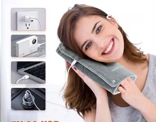  1 وسادة التدفئة كهربائية فائقة الامان للمنزل والسياره مقاس 30*60 بأقل سعر بالمملكه
