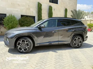  19 هونداي توسان NLine ترخيص 2022 محرك 1600 هايبرد plug in/يقطع على الشحنه 52 كيلو متر