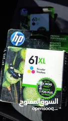  4 حبر طابعة HP  و canon  السعر يشمل كل الكمية بالصورة