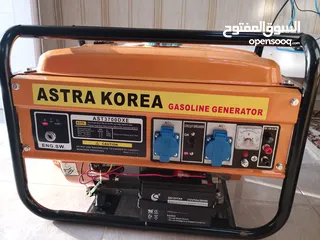  1 مولد كهرباء جديد بقوة 3500 كيلو وات( جنريتر) من شركة ASTRA KOREA للتواصل 97