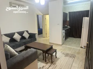  5 استديوهات وشقق مفروشه فاخره تشطيب ديلوكس للايجار في طلوع نيفين وشارع الجامعه الاردنيه