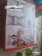  3 طقم شاي زجاجي