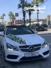 9 Mercedes E200 2016 لون أبيض كشف للأعراس ، أحمد الشرمان لتأجير سيارات الأعراس