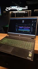  2 لابتوب HP Pavilion Gaming 15 + شاشة كيرف مع العرض