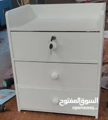  6 كامودينة خشبي مع قفل