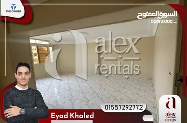  3 شقة للايجار 120 م كفر عبده خلف بنك CIB