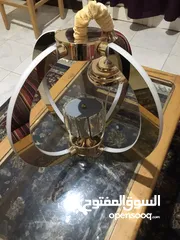  4 نجفة كريستال شبه زيرو ليد غرف نوم