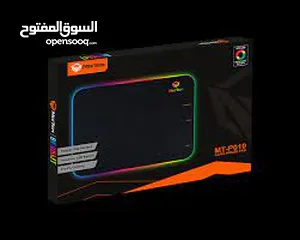  1 MEETION MT-P010 ماوس باد مضيئة جيمنج