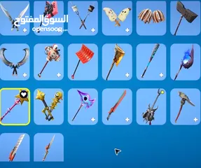  3 حساب فورت نايت للبيع بسعرر حرققققق  من الشابتر الثاني السيزون الرابع مشحون فيه 2 باتل باس