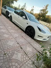  5 تيسلا مودل 3 للبيع تب نظافه وسياره بحاله الوكاله فحص 4 جيد اوتوسكور b+ 86