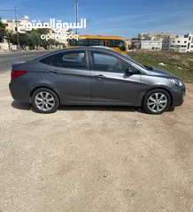  4 هونداي اكسنت موديل 2014 لون فيراني بحالة ممتازة فحص 4 جيد