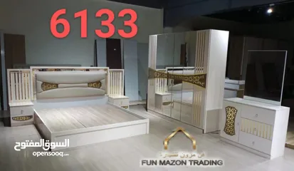  8 غرفة نوم اثاث صيني 6 قطع  Chinese Furniture  Bedroom ( 6 pieces) with Matress for Sale in good Price