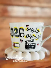  4 مجات مرسومة يدوياً