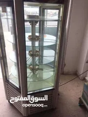  1 ثلاجة عرض بوظه وchez كيك صناعه كوري