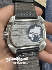  8 للبيع او البدل على ابل ووتش  ساعه sevenfriday اورجنال