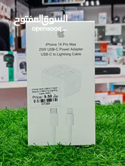  1 IPHONE  25W USB-C POWER ADAPTOR USB-C TO LIGHTING