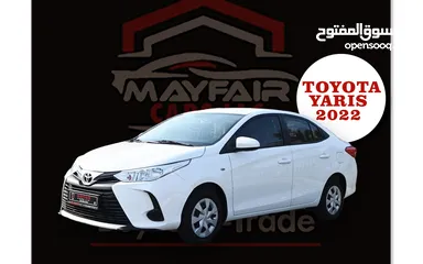  3 0% DP - ORIGINAL PAINT - TOYOTA YARIS SE 2022 -  FIRST OWNER - MINT CONDITION - GCC SPECS