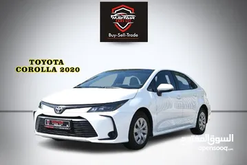  3 0% DP  - ORIGINAL PAINT - TOYOTA COROLLA XLI 1.6L 2020 - LOW MILEAGE - FIRST OWNER - GCC SPECS