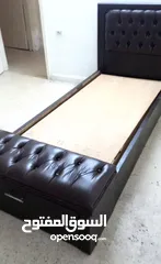  2 سرير مفرد خشب لاتيه
