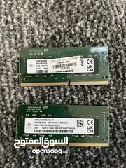  3 رامات لابتوب 16GB DDR4 جديده laptop (RAM)