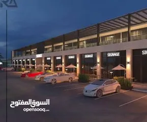  6 محلات مع سدة للايجار بسعر ممتاز